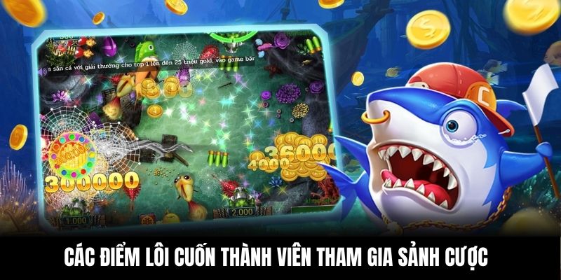 Các điểm lôi cuốn thành viên tham gia sảnh cược